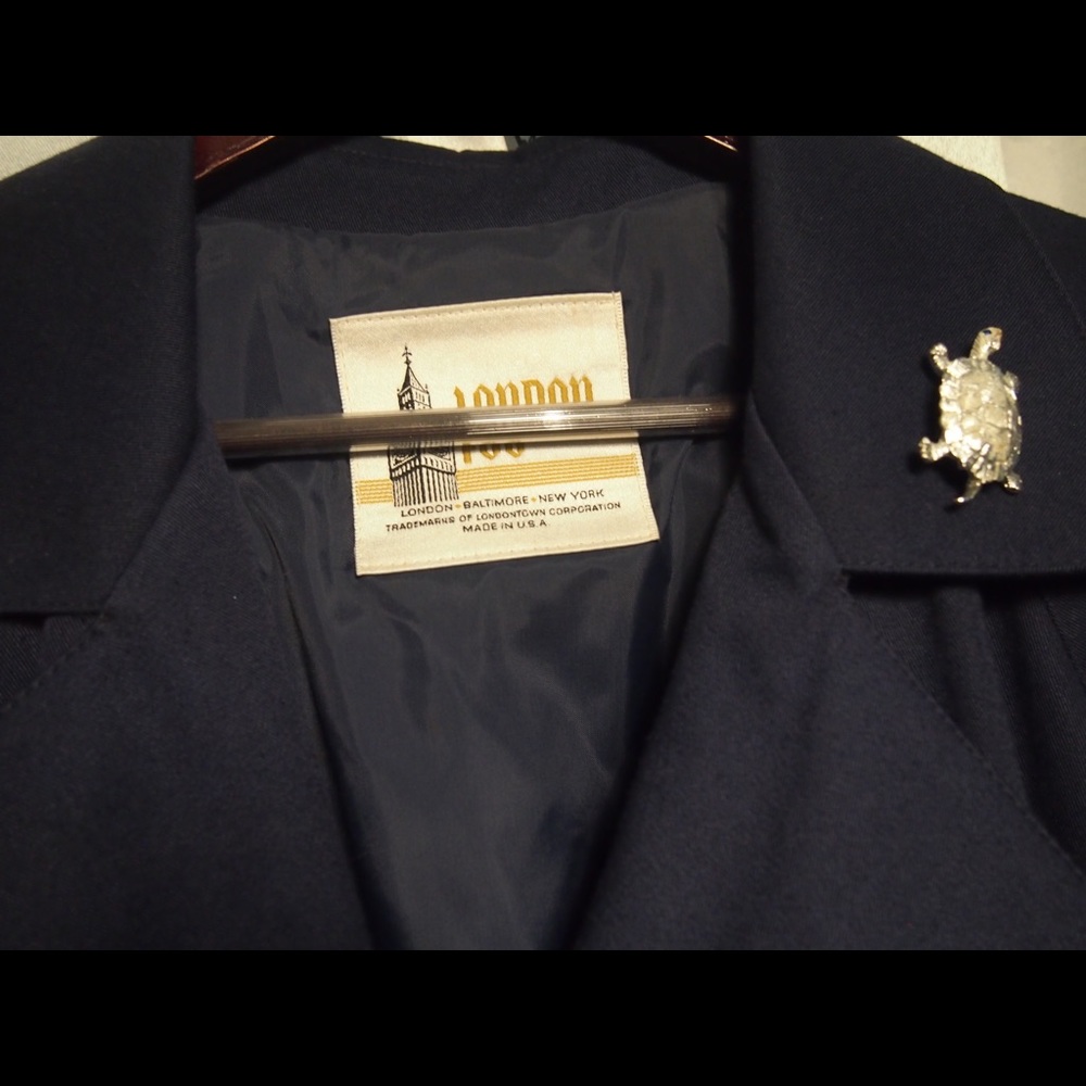 London Fog overcoat.